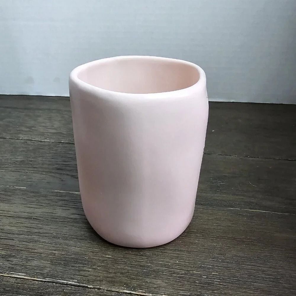 Rae Dunn Artisan Soul Mate Pink Coffee Mug Valentine's Day Farmhouse Magenta